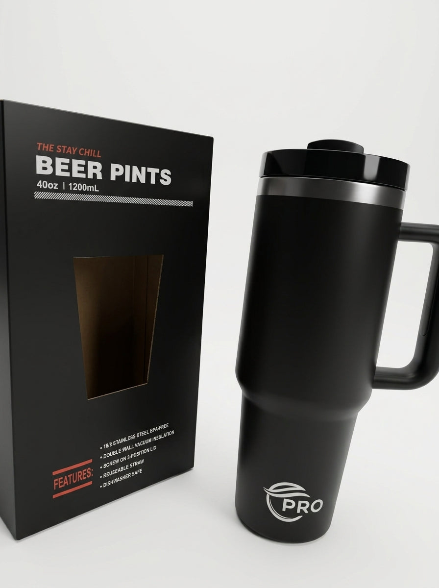 Insulated Travel Mug (Black)