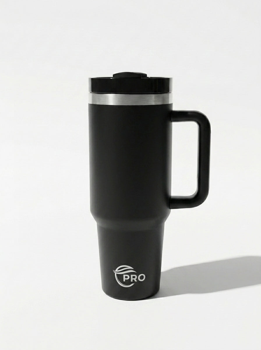 Insulated Travel Mug (Black)